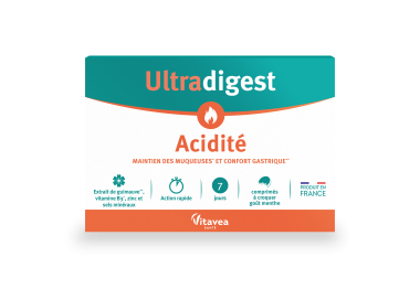 Ultradigest Acidité supliment alimentar împotriva arsurilor gastrice
