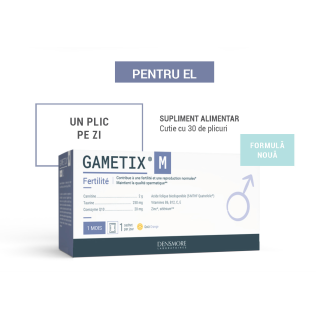 GAMÉTIX® M - Supliment alimentar pentru fertilitate masculină