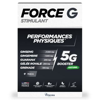 Force G Stimulant, performanță fizică, 10 fiole, 100 ml