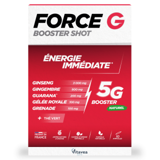 Force G Booster Shot, energie imediată, 10 fiole, 100 ml