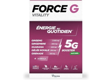 Force G Vitality, energie zilnică, 10 fiole, 100 ml
