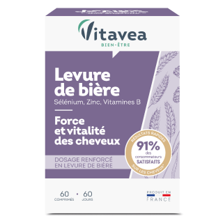 Vitavea Bien-Être Levure de Bière, forța și vitalitatea părului, 60 tablete