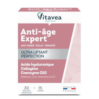 Vitavea Bien-Être Anti – Âge Expert Acțiune completă: anti rid, strălucire, fermitate, ultra lifting, 30 capsule