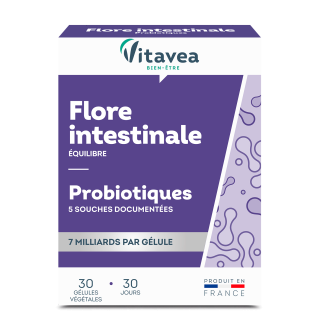 Vitavea Bien-Être Flore Intestinale, probiotic pentru echilibrul florei intestinale, 30 capsule
