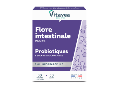 Vitavea Bien-Être Flore Intestinale, probiotic pentru echilibrul florei intestinale, 30 capsule