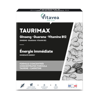 Vitavea Bien-Être Taurimax Énergie Immédiate, energie imediată 8 fiole