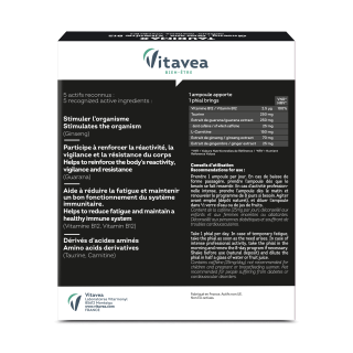 Vitavea Bien-Être Taurimax Énergie Immédiate, energie imediată 8 fiole
