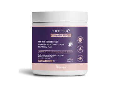 Manhaē Collagène Absolu, fermitatea și suplețea pielii, 10 g / zi, 20 zile