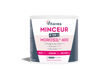 Minceur 4în1 Morosil® 400, slăbire, metabolism, arzător de grăsimi, pudră, 30 de zile