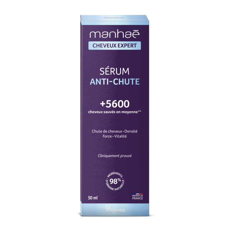 Manhaē Cheveux Expert Serum, anti-căderea părului, ser, 50 ml