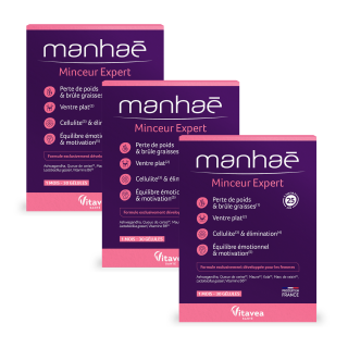Manhaē Minceur Expert, Expert Slăbire, reducere în greutate, 3 la preț de 2, capsule