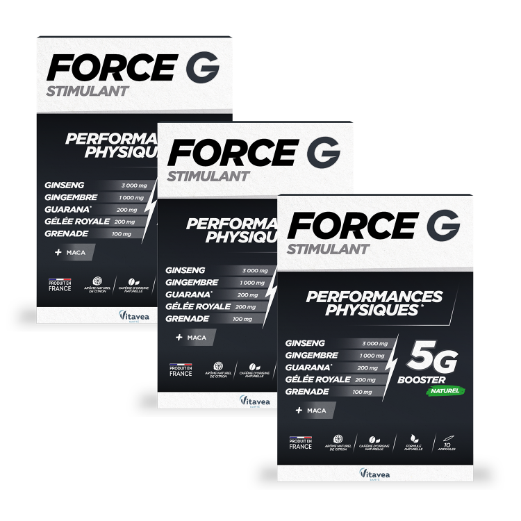 Force G Stimulant, tonic natural, 3 la preț de 2