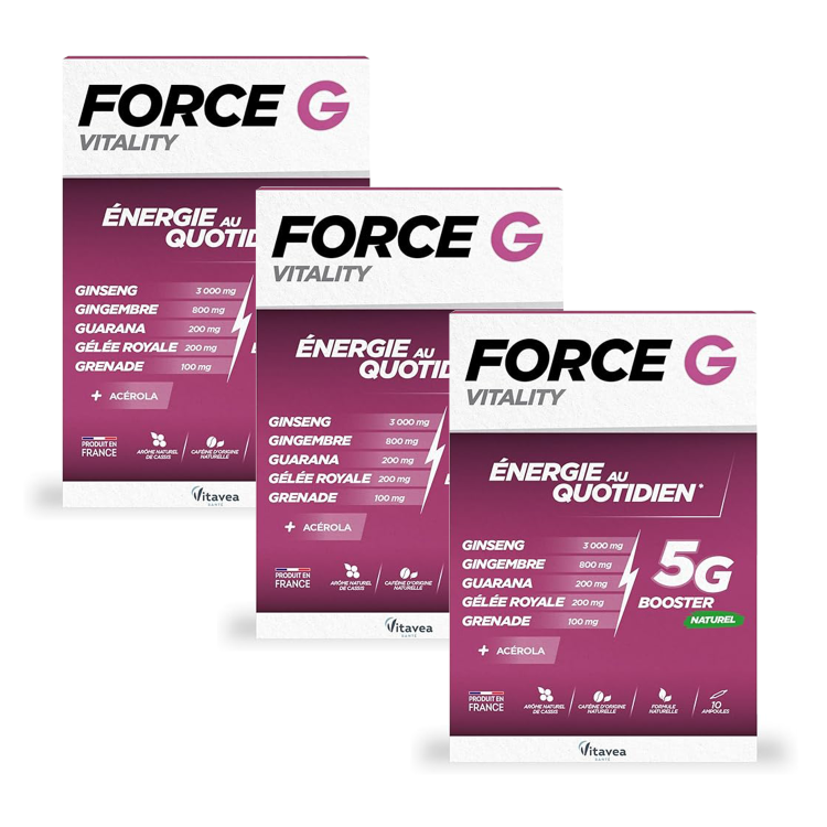 Force G Vitality, tonic natural, 3 la preț de 2