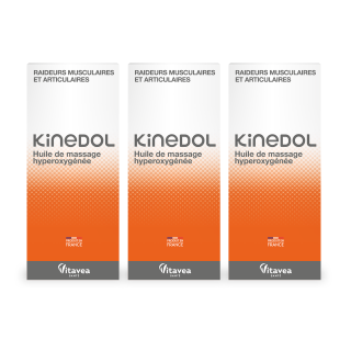 Kinedol, ulei de masaj hiperoxigenat, 3 la preț de 2