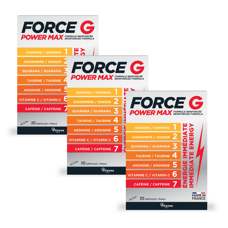 FORCE G POWER MAX, tonic natural, 3 la pret de 2