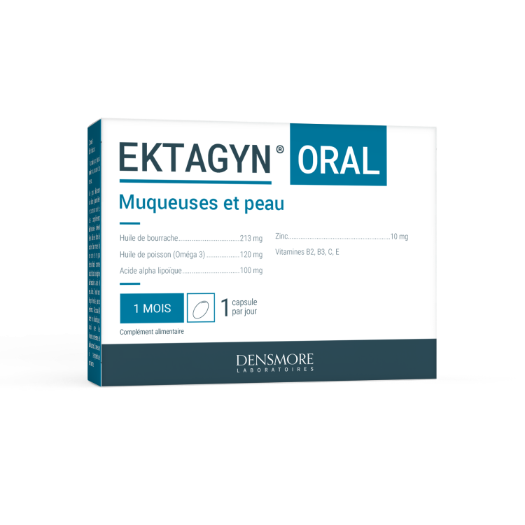 EKTAGYN® ORAL, uscăciune vaginală, disconfort intim, piele uscată, capsule