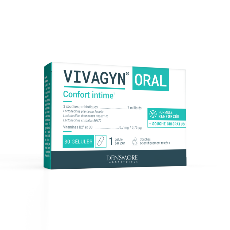 VIVAGYN® ORAL, echilibrul florei intime, probiotic, 7 miliarde UFC* capsulă