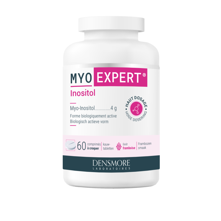 MYO EXPERT®, inozitol, insulinorezistență, ovar polichistic, ciclu neregulat, 60 tablete masticabile