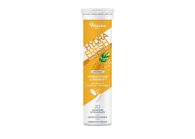 Hydrafresh ananas. Hidratare, energie, 20 tablete efervescente